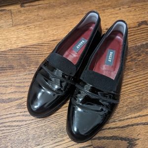 Bally Black Banner Patent Leather Men's Dress Shoes Size 7 M
